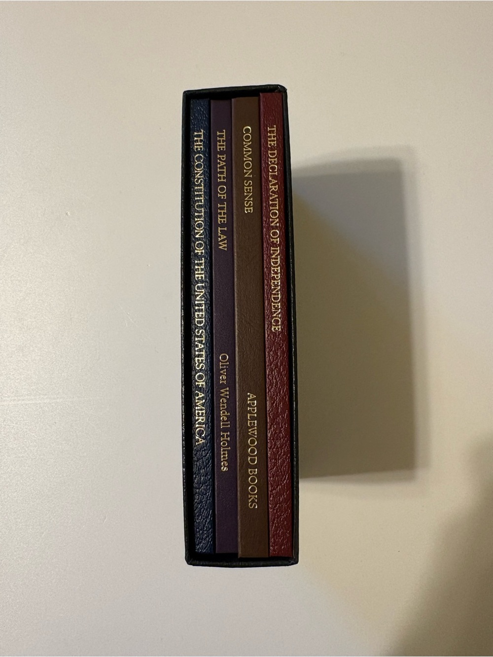 Leather-Bound Classic Mini Book Set - contains 4 foundational books